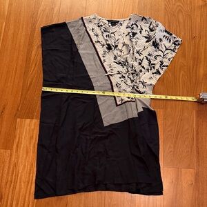 French Connection Monochrome Floral Blouse